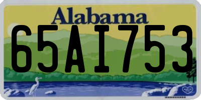 AL license plate 65AI753