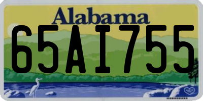 AL license plate 65AI755