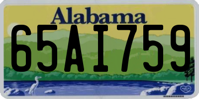 AL license plate 65AI759