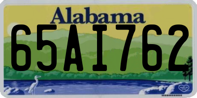 AL license plate 65AI762