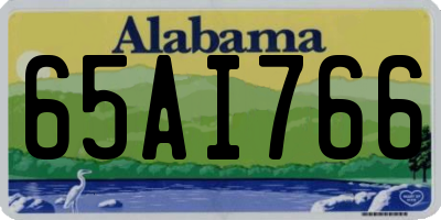 AL license plate 65AI766