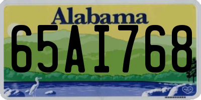 AL license plate 65AI768