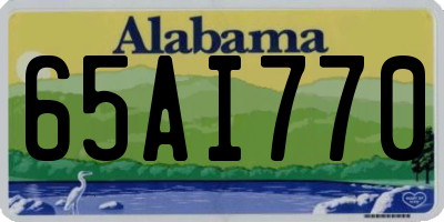 AL license plate 65AI770