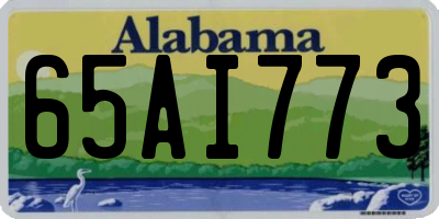 AL license plate 65AI773