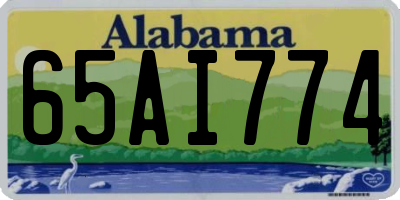 AL license plate 65AI774