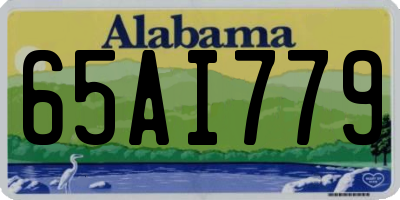 AL license plate 65AI779