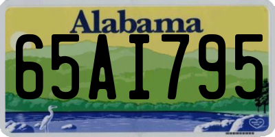 AL license plate 65AI795