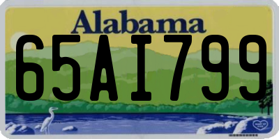 AL license plate 65AI799
