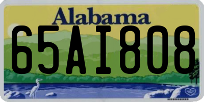 AL license plate 65AI808