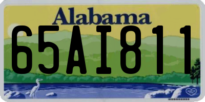 AL license plate 65AI811