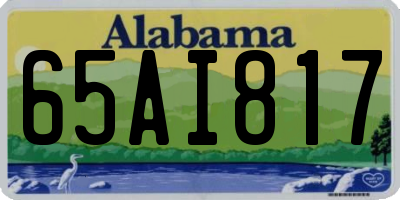 AL license plate 65AI817