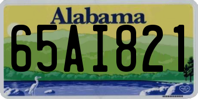 AL license plate 65AI821