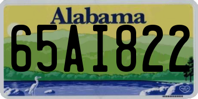 AL license plate 65AI822