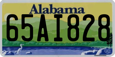 AL license plate 65AI828
