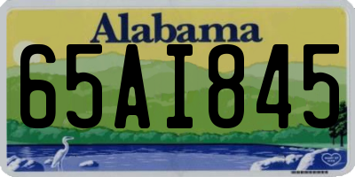 AL license plate 65AI845