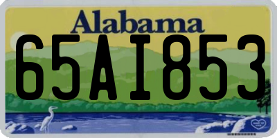 AL license plate 65AI853