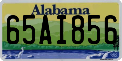 AL license plate 65AI856