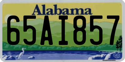 AL license plate 65AI857