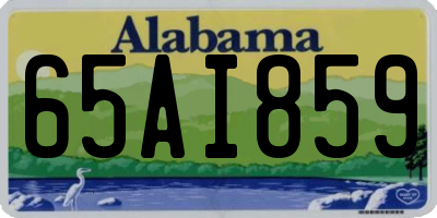 AL license plate 65AI859