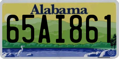AL license plate 65AI861