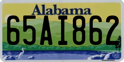 AL license plate 65AI862