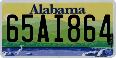 AL license plate 65AI864