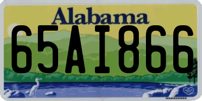 AL license plate 65AI866