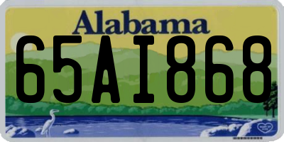 AL license plate 65AI868