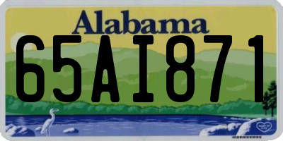 AL license plate 65AI871