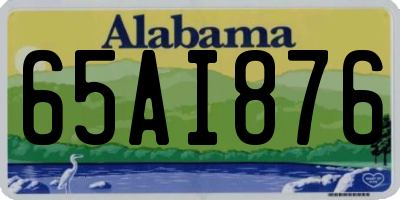 AL license plate 65AI876