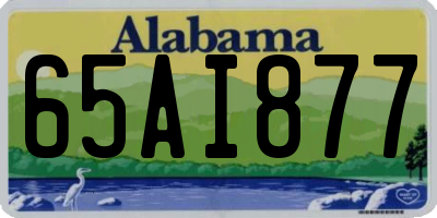 AL license plate 65AI877