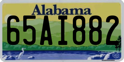 AL license plate 65AI882
