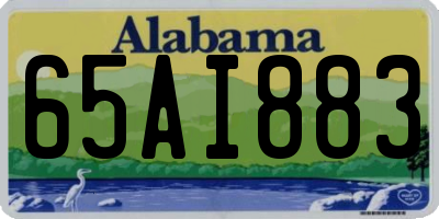 AL license plate 65AI883
