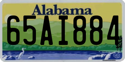 AL license plate 65AI884