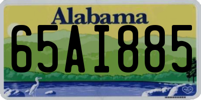 AL license plate 65AI885
