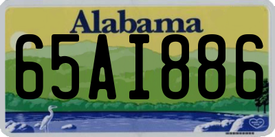 AL license plate 65AI886