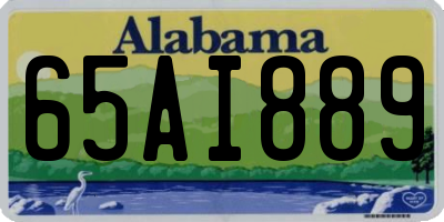 AL license plate 65AI889