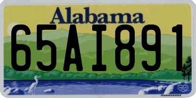 AL license plate 65AI891
