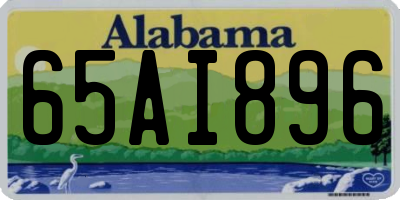 AL license plate 65AI896