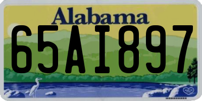 AL license plate 65AI897
