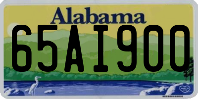 AL license plate 65AI900