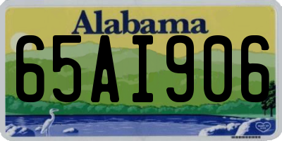 AL license plate 65AI906