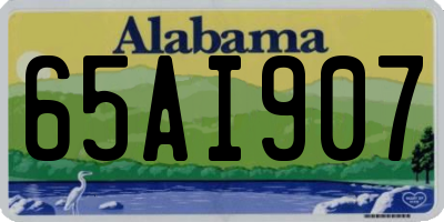 AL license plate 65AI907