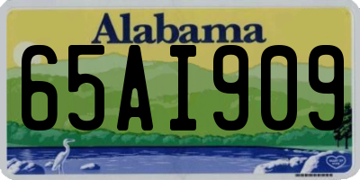 AL license plate 65AI909
