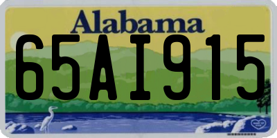 AL license plate 65AI915