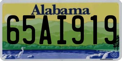 AL license plate 65AI919