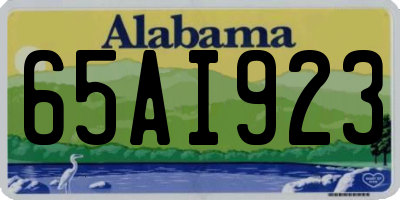 AL license plate 65AI923
