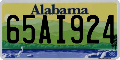 AL license plate 65AI924