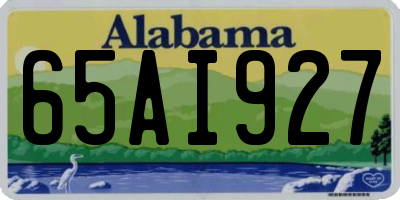 AL license plate 65AI927