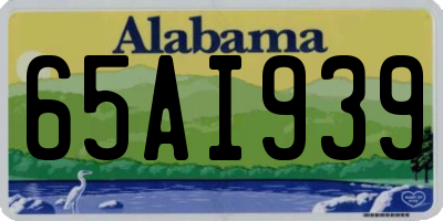AL license plate 65AI939